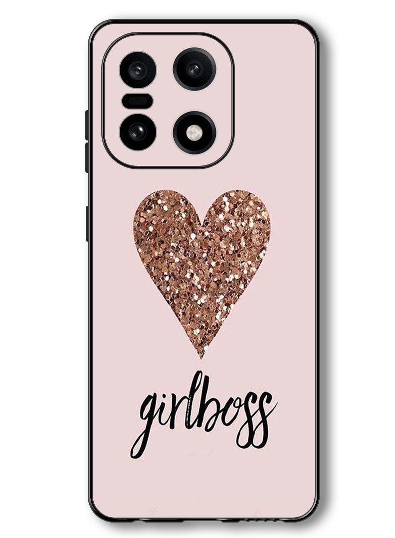 Theodor Case Compatible with OnePlus 15 6.78 Inch Protection Shockproof Bumper Cover Girls Boss & Heart - Image 1